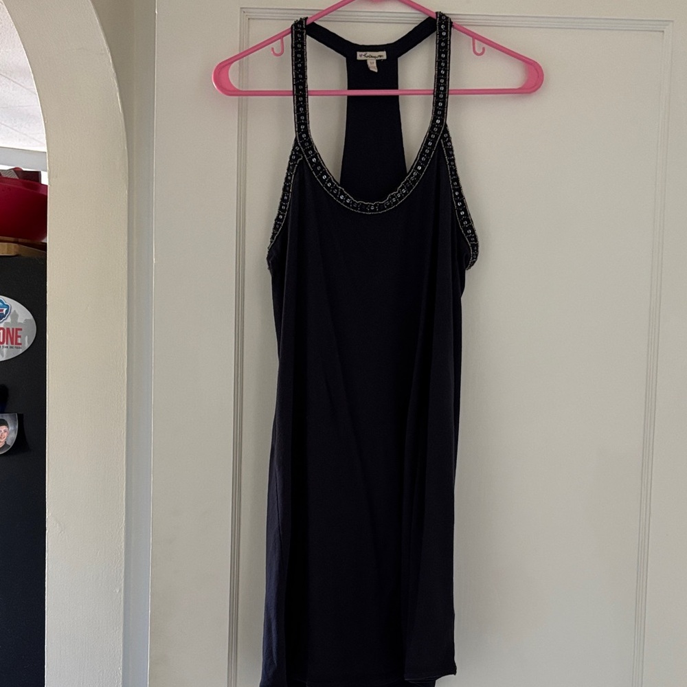 Heritage 1981 navy blue Sleeveless Top with Embellishments